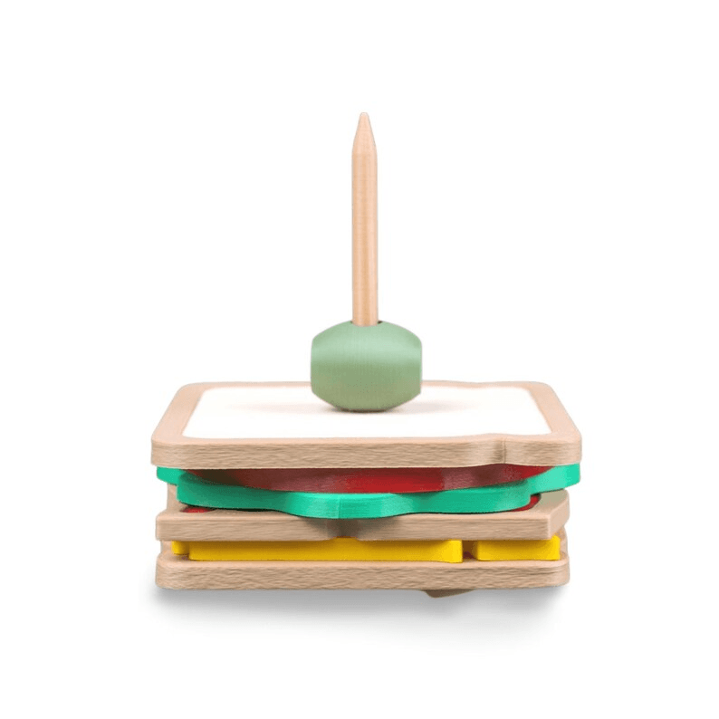 Funny Sandwich Coaster Set โ 6 Piece Novelty Food Gift