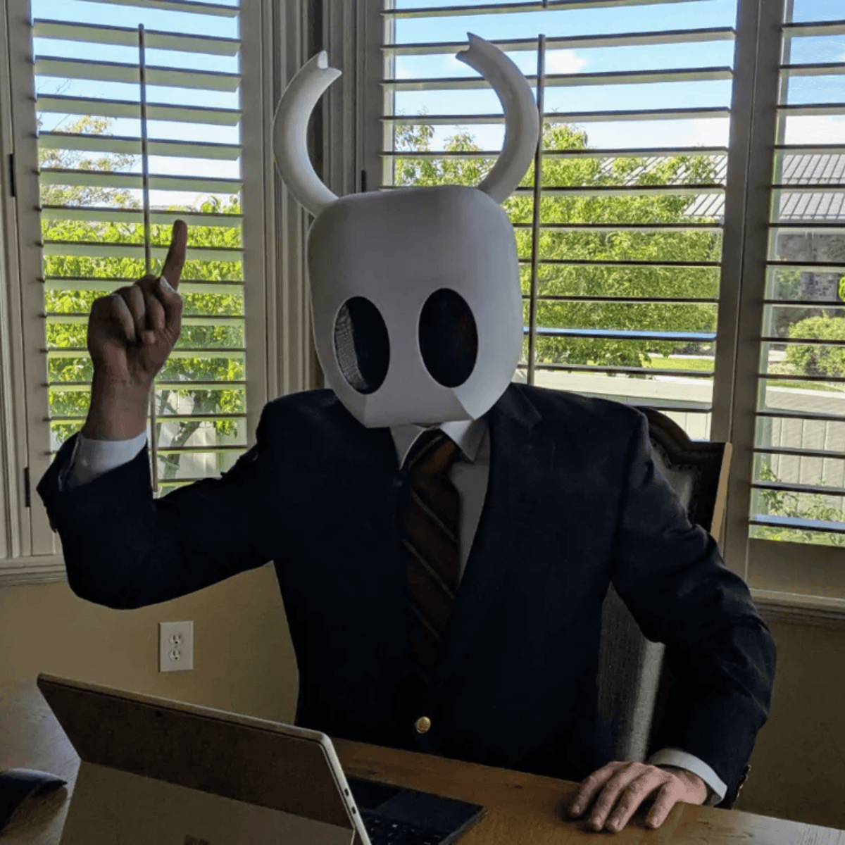 Masque de cosplay Hollow Knight