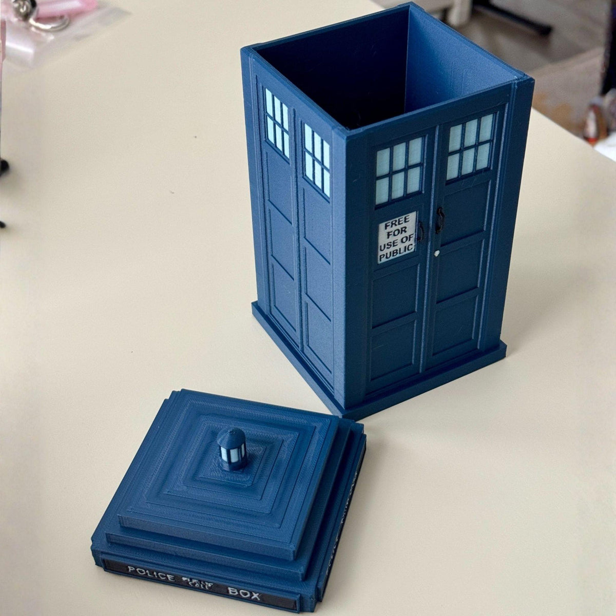 Pot de fleurs TARDIS