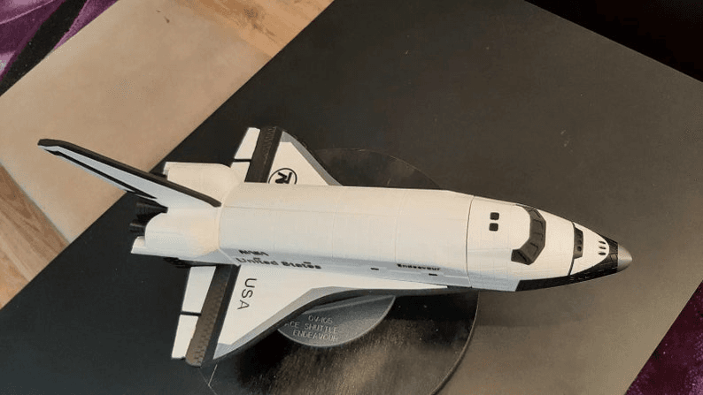 NASA Endeavour Space Shuttle Inspired Detailed Collector Model