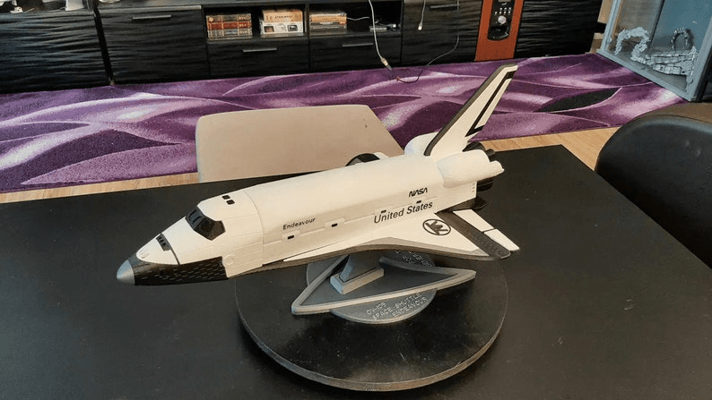 NASA Endeavour Space Shuttle Inspired Detailed Collector Model